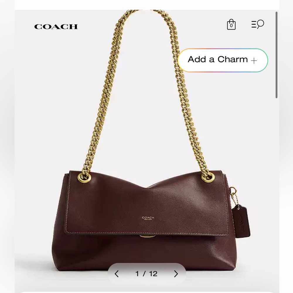 Coach Chelsea Shoulder Bag 30 - Maple Brass Chain